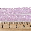 Transparent Crackle Glass Beads Strands GLAA-NH0001-04H-4