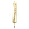 304 Stainless Steel Chains Multi-strand Bracelet for Women BJEW-G674-01A-G-3