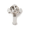 Cross Enamel Pin JEWB-C001-01G-2