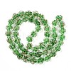 Luminous Handmade Gold Foil Glass Beads Strands FOIL-N029-01F-3