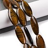 Natural Tiger Eye Beads Strands G-B078-E11-01-2