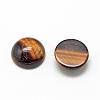 Natural Tiger Eye Cabochons G-R416-16mm-35-2