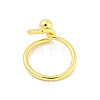 Round Brass Finger Rings RJEW-G309-03G-3