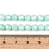 Anti-Tarnish Electroplate Glass Beads Strands X-EGLA-T021-6mm-15-11-4