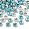 Opaque Resin European Beads RESI-C059-01I-1