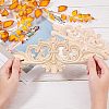 Olycraft Rubber Wood Carved Onlay Applique AJEW-OC0001-51A-3