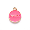 Alloy Enamel Pendants X-ENAM-S124-01B-03H-3