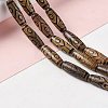 Tibetan Style dZi Beads Strands G-A024-01S-4