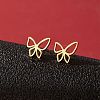 Stainless Steel Small Animal Stud Earrings for Women PW-WG87B69-17-1