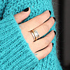 Retro 304 Stainless Steel Rotating Finger Rings FS-WG73D68-05-1
