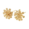 Brass Cubic Zirconia Stud Earring Settings CU-CBA53F6-02G-1