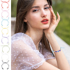 24Pcs 8 Colors Waxed Polyester Cord Bracelets Making BJEW-UN00036-5