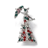 Fashion Platinum Zinc Alloy Enamel Pins JEWB-D068-01P-04-1