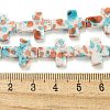 Baking Paint Synthetic Turquoise Beads Strands G-H060-01B-5