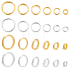   180Pcs 12 Styles Brass Split Rings FIND-PH0020-26-1