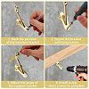 Zinc Alloy Staircase Handrail Bracket FIND-WH0149-99-4