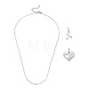 1Pc 304 Stainless Steel Cable Chain Necklaces NJEW-TA0001-24R-1