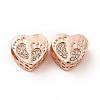 Rack Plating Alloy Rhinestone European Beads PALLOY-P289-53RG-2