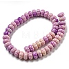 Synthetic Coral Dyed Beads Strands CORA-P008-07D-4