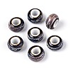 Handmade Porcelain Beads PORC-S498-05O-1