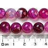 Natural Striped Agate/Banded Agate Bead Strands G-K166-13-10mm-03-2