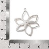 304 Stainless Steel Pendants X-STAS-A126-03B-GP-3