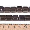 Natural Grey Agate Beads Strands G-N353-03A-01-5
