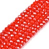 Electroplate Glass Beads Strands EGLA-A044-P2mm-A03-1