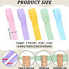 12.5M 5 Colors Printed Cotton Ribbon OCOR-FG0003-30-2