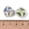 Vintage Handmade Porcelain Wrinkle Beads PORC-Q006-09C-3