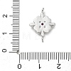 Brass Rhinestone Pendants RB-CBAA948-01P-3