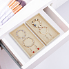 Rectangle Velvet Jewelry Display Trays for Rings ODIS-WH0113-14C-5