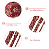 6M 3 Styles Christmas Double Face Printed Polyester Ribbons OCOR-FH0001-26A-3