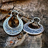 Alloy Hoop Earrings FS-WG733CB-10-1