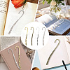 24Pcs 4 Styles Zinc Alloy Bookmark Findings FIND-PA0001-73-6