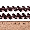 Transparent Glass Beads Strands GLAA-Q116-01A-B18-4