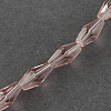 Glass Beads Strands GLAA-R026-8x4mm-M-3