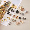 PVD Vacuum Plating 304 Stainless Steel Stud Earring Findings STAS-TA0004-67-5