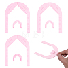 6Pcs PLA Clay Earring Drilling Guide Tool TOOL-PH0002-05-1
