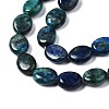 Natural Chrysocolla and Lapis Lazuli Beads Strands G-N330-031-3