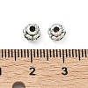 Tibetan Style Alloy Flower Spacer Beads TIBEB-O004-74-3