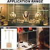 6Pcs 3 Sizes Iron T Bar Earring Display Stands EDIS-FG0001-77-6