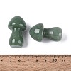 Natural Green Aventurine Mushroom Display Decorations G-Q602-03K-3