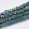 Electroplate Glass Beads Strands EGLA-S187-01-2