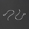 Transparent Resin Earring Hooks RESI-G050-02-3