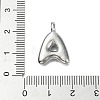 304 Stainless Steel Alphabet Pendants STAS-U033-02P-4