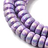 Handmade Polymer Clay Beads Strands CLAY-H006-03J-7