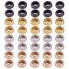 40Pcs 4 Colors 304 Stainless Steel Big Hole Beads STAS-SZ0001-86-1