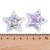 Quicksand Sequin PVC Plastic Cabochons PVC-L003-01B-3