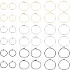 90Pcs 9 Style 304 Stainless Steel & 316L Surgical Stainless Steel Earring Findings STAS-UN0032-03-1
